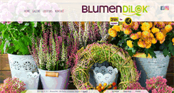 Desktop Screenshot of blumendilek.de