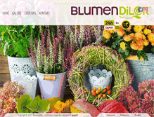 Tablet Screenshot of blumendilek.de